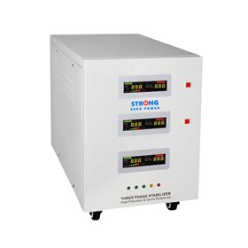Stabilizator tensiune cu servomotor Strong 45KVA 242V-520V trifazic