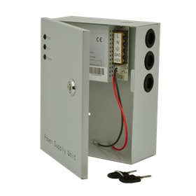 Sursa de alimentare 12V, 3A, back-up in cabinet metalic SDC-12-3B