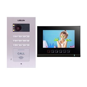 Videointerfon Leelen N72B cu tastatura si cititor de card - negru