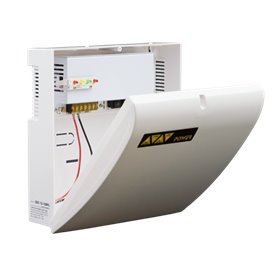 Sursa de alimentare 12V/10A, back-up in cabinet de plastic SDC-12-10BPL