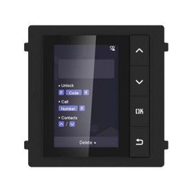 Modul afisaj LCD TFT pentru Interfon modular - HIKVISION DS-KD-DIS