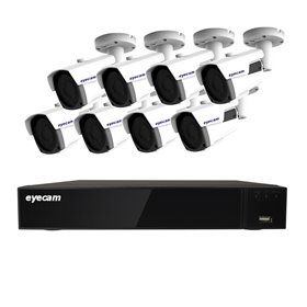 Sistem Supraveghere Video Exterior 8 Camere 5MP 40M