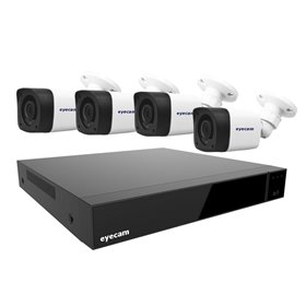 Sistem Supraveghere Video Exterior 4 Camere 5MP 20M
