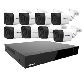 Sistem Supraveghere Video Exterior 8 Camere 5MP 20M