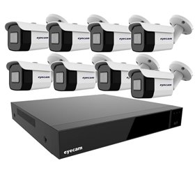 Sistem Supraveghere Video Exterior 8 Camere 30M 2MP