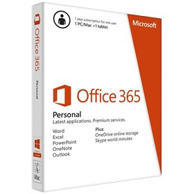 Microsoft 365 Personal English EuroZone Subscr 1YR Medialess P6