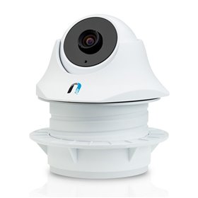 Ubiquiti UVC-Dome (IniFi Video Camera) INDOOR (720p HD, 30 FPS, night vision, POE (adapter included), buit-in microphone, Wall, 