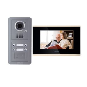 Videointerfon IP LEELEN o familie cu cititor de card