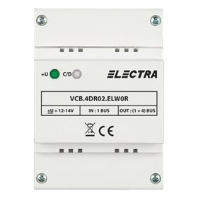 Doza derivatie video 4 iesiri REZIDENTIAL - ELECTRA VCB.4DR02.ELW0R