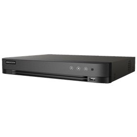 DVR AcuSense 4 ch. video 5MP, Analiza video, AUDIO 'over coaxial' - HIKVISION IDS-7204HUHI-M1-SA