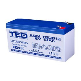 BATERIE AMG TED613F1 6V 13Ah