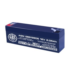 BATERIE AGM GBS12205F1 12V 2.05Ah