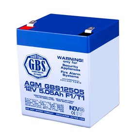 BATERIE AGM GBS12505F1 12V 5.05Ah