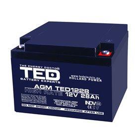 TEDBATERIE AGM TED1228M5 12V 28Ah M5