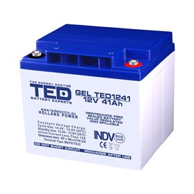 BATERIE GEL TED1241M6 12V 41Ah