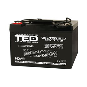 BATERIE GEL TED1277M6 12V 77Ah