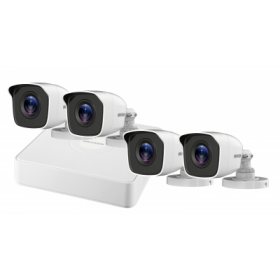 KIT 4CAMERE IP BULLET+1NVR+1HDD+4ALIM