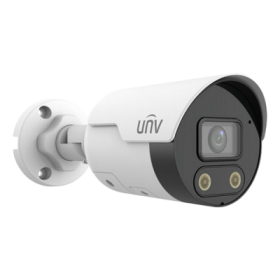 Camera IP 2MP, Lumina alba si Smart IR 30M, lentila 2.8mm, Microfon si speaker, IP67, PoE - UNV IPC2122LE-ADF28KMC-WL