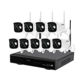 SISTEM SUPRAVEGHERE VIDEO IP WIRELESS NVR 9 CAMERE SH024 SRICAM NVS002