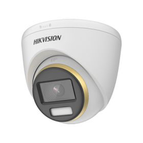 Camera AnalogHD ColorVu 2MP, lentila 2.8mm, lumina alba 40 m, IP67 - HIKVISION DS-2CE72DF3T-F(2.8mm)