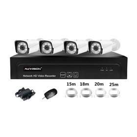 AEVISIONSistem supraveghere video IP 4 canale Aevision NK5004P-1080P