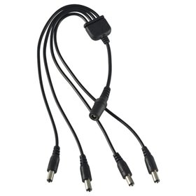Cablu de alimentare cu splitter pentru 4 camere
