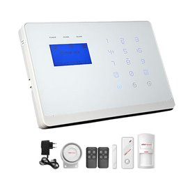 Alarma wireless cu apelator dual GSM + PSTN, tastatura tactila si ecran LCD Wolf-Guard YL-007M2