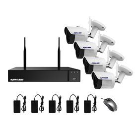 Sistem supraveghere video Wifi 5MP 4 camere Eyecam