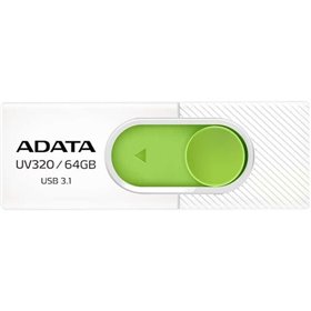 USB UV320 64GB WHITE/GREEN RETAIL