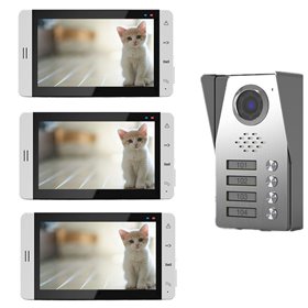 Videointerfon color 7" 3 familii Tongwei DP-705R