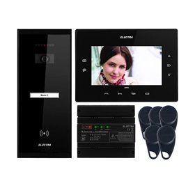 Videointerfon Electra Extra 7” pentru o familie montaj aparent