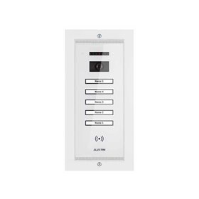 Panou video smarte exterior Electra 5 familii montaj incastrat alb