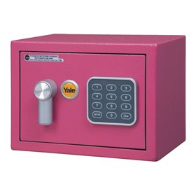 Seif standard mini cu cifru Yale YSV/170/DB1/P - roz