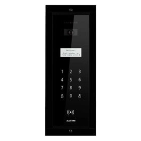 Panou video smart exterior Electra pentru blocuri incastrat negru